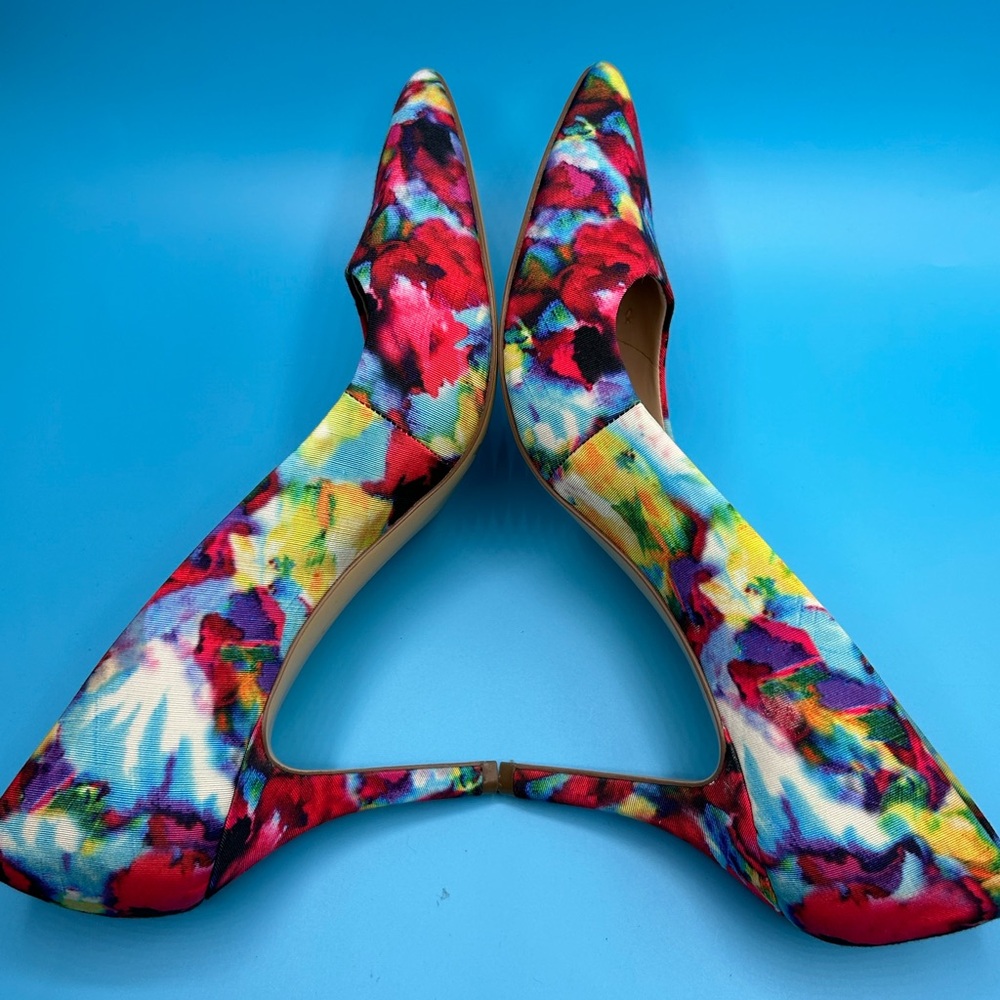 Women’s BCBGeneration Floral Heels Size - Picture 5 of 14